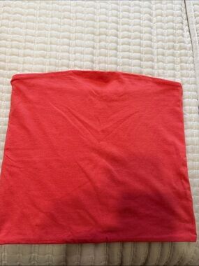 Cotton On Coral-Red Tube top
